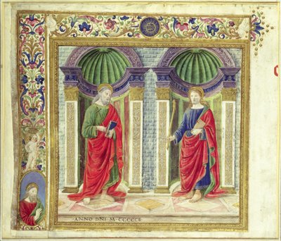 St. Andrew and St. James the Minor, 1502 by Attavante di Gabriello di Vanti di Bartolo